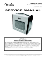 Fender Champion-600 - Service Manual